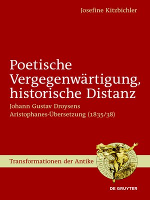cover image of Poetische Vergegenwärtigung, historische Distanz